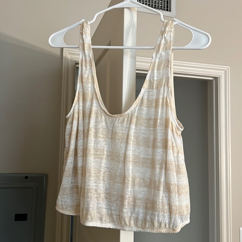 Aritzia Wilfred Stripe Tank Top